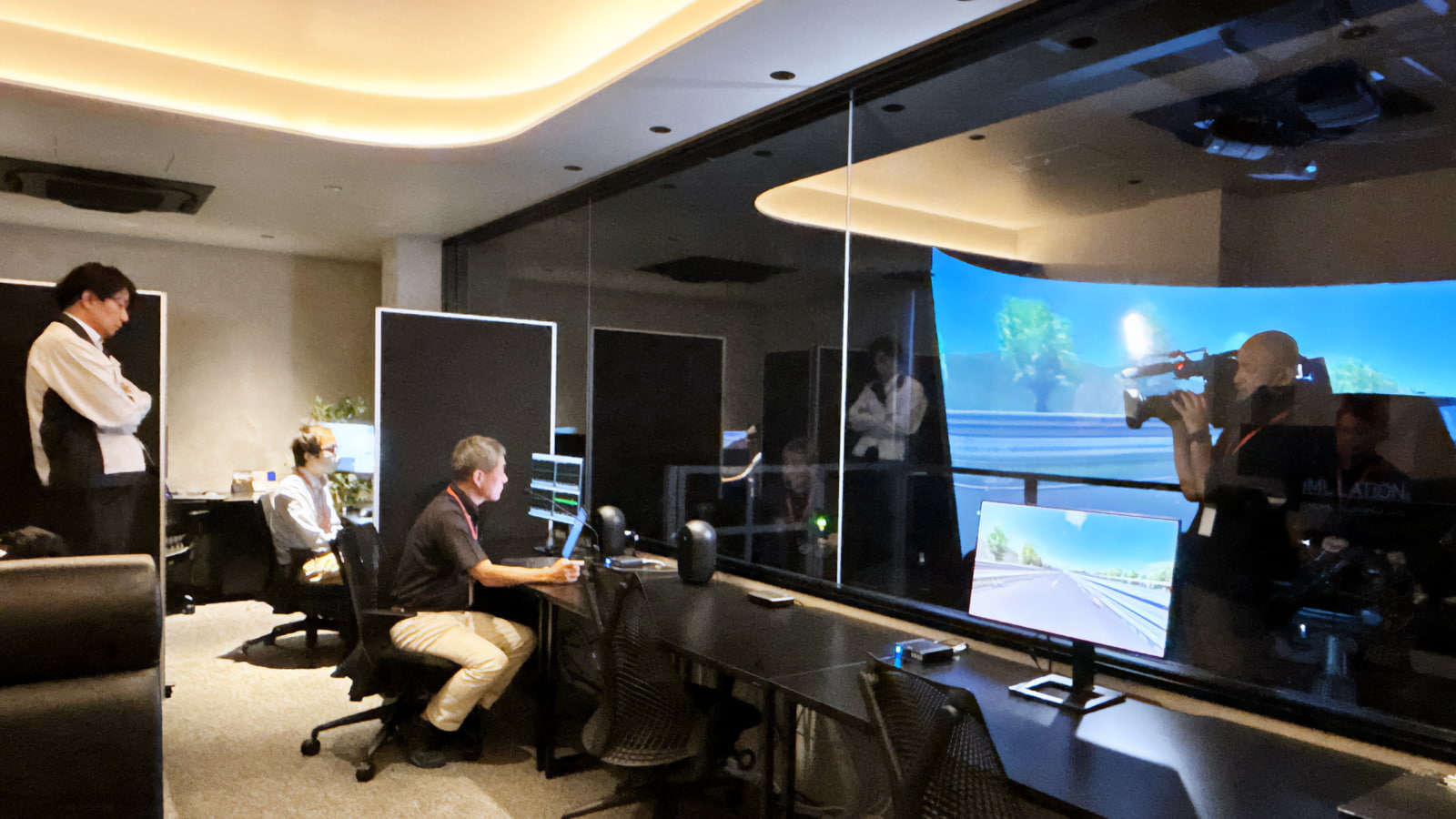 S&VLでの取材の様子